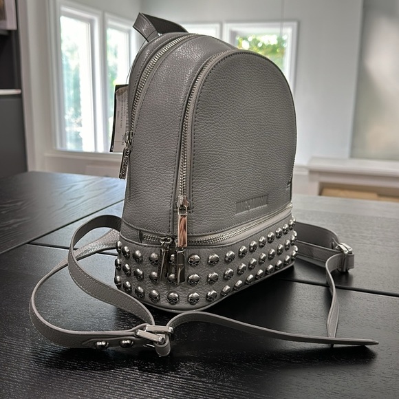 Harley-Davidson Grey Leather Willie G Skull Mini Backpack Purse main image 10